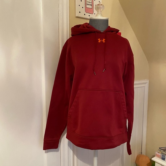 Under Armour Red Hoodie Size SM - Picture 7 of 12